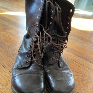 Vintage men’s Korean War issued combat boots